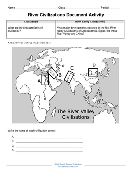 Preview of World History Document Activity-River Valley Civilizations