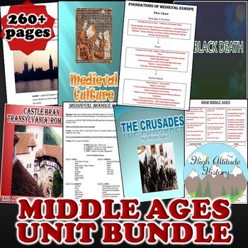 Preview of Middle Ages Unit Bundle (World History)