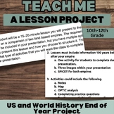 World History | End of Year Project | AP & Regular | Empir