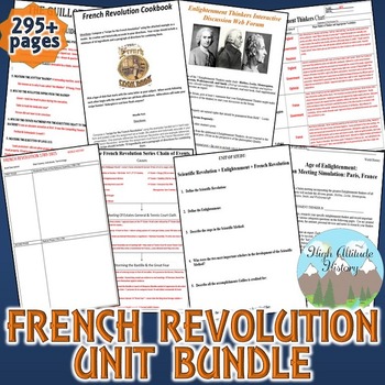Preview of French Revolution Unit Bundle (World History)