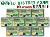 World History Exams for all 10 units: 465 questions in all