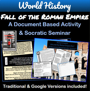 Preview of World History | Fall of the Roman Empire | Rome | Document Based Activity