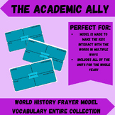 World History Frayer Model Vocabulary Entire Collection