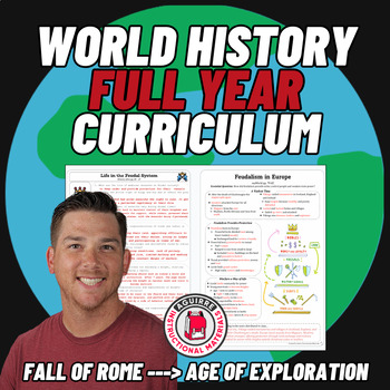 Preview of World History Full Year Curriculum - Middle Ages - 11 Units