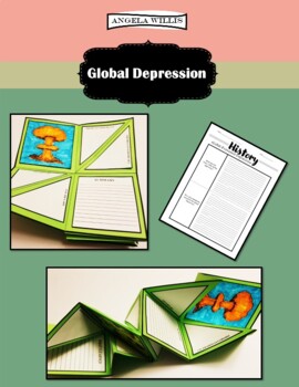 Preview of World History: Global Depression - Squash Book Project (Unit Summary)
