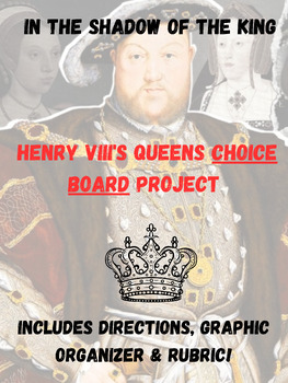 Preview of World History - Henry VIII's Queens Choice Board Project