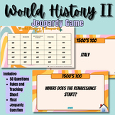 World History II Jeopardy Review Game | Aligned with the V