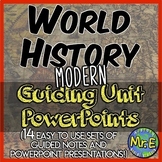 World History II PowerPoint Bundle: 14 Guided Note Sets fo