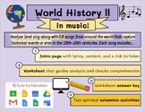 World History II in Music!