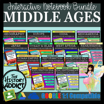 Preview of World History Interactive Notebook Mega Bundle