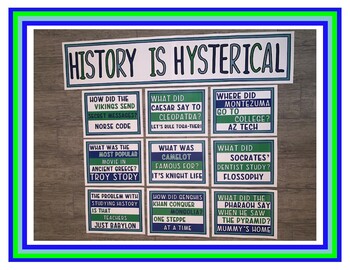 history classroom posters