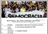 World History - Key Terms and People - (84) Democracy in L