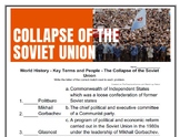 World History - Key Terms and People - (86) The Collapse o
