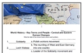 World History - Key Terms and People - (87) Central and Ea