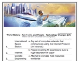 World History - Key Terms and People - (89) Technology Cha