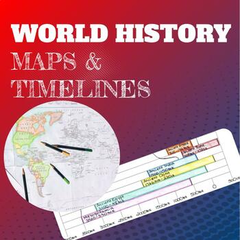 Preview of World History Maps and Timelines