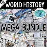 World History Mega Bundle of Unit Lessons, Activities, Map