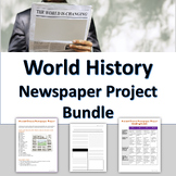 World History Newspaper Project Bundle