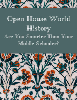 Preview of World History Open House: Are You Smarter Than Your Middle Schooler