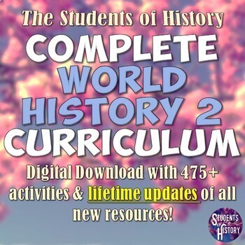 Preview of World History 2: Complete Curriculum Bundle: Projects, Activities & Lessons