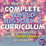 World History 2: Complete Curriculum Bundle: Projects, Act