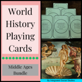 World History Playing Cards: Middle Ages Bundle