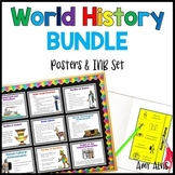 World History Poster and INB Set Bundle
