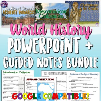 Preview of World History PowerPoint Bundle Part 2: Classical Asia - Enlightenment