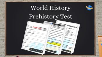 Preview of World History Prehistory Test