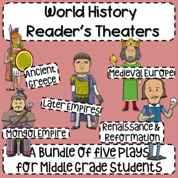 Preview of World History Reader's Theater Bundle