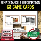 Renaissance and Reformation Game Cards,, Print & Digital D
