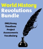 World History Revolutions Bundle (American, French, Haitia