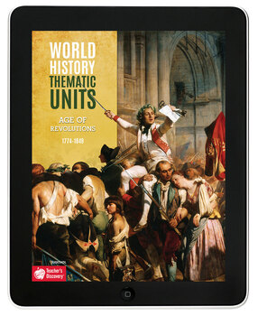 Preview of World History Thematic Unit: Age of Revolutions Download