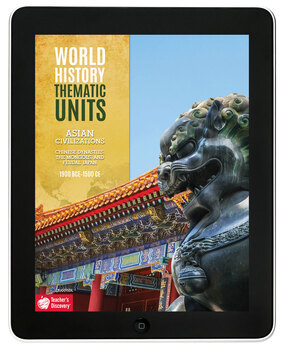 Preview of World History Thematic Unit: Asian Civilizations Download