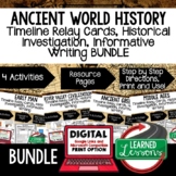 World History Timeline Writing Activities World History BU