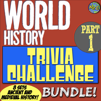 Preview of World History Trivia Review Games | History Review Games Part 1 World History