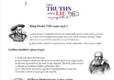 World History - Two Truths & A Lie