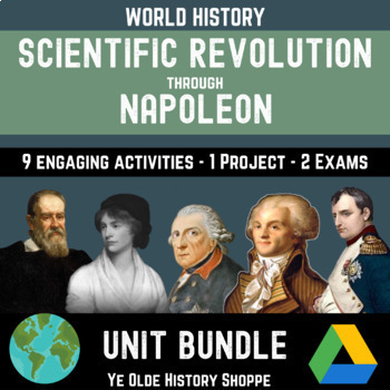 Preview of World History Unit Bundle: Scientific Revolution through Napoleon