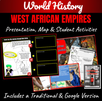 Preview of World History: West African Empires | Ghana, Mali, Songhai | Student Activities