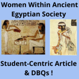 'Women in Ancient Egypt.' Student-Centric PDF Article and 