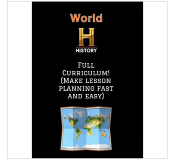 Preview of World History and Geography Full 1-Year Curriculum