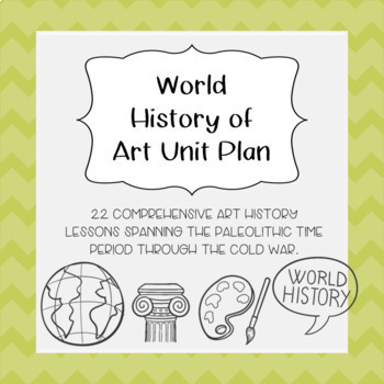 Preview of World History of Art Year Long Art Lessons - Hands-On Art Lessons for Students