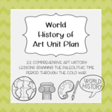 World History of Art Year Long Art Lessons - Hands-On Art 