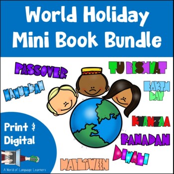 Preview of World Holiday Book Bundle | Print and Digital