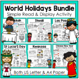 Celebrate & Learn About World Holidays - Read and Display Bundle