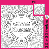 World Kindness Collaborative Coloring Poster - Harmony Day