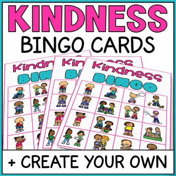 Preview of World Kindness Day Bingo Game - Social Emotional Learning -Character Education