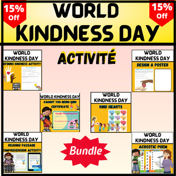 Preview of World Kindness Day | Kindness Activity bundle