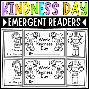 Preview of World Kindness Day Mini Book for Emergent Readers • Kindness Emergent Reader