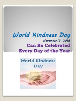 Preview of World Kindness Day Nov. 13 Can Be Celebrated Every Day of the Year